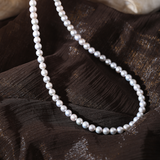 Vintage-Inspired Japanese Akoya Pearl Strand Necklace