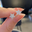 A Star Diamond Stud Earrings