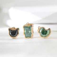 Group Buy--Fiorese Animal Moissanite Bezel Set Pendants
