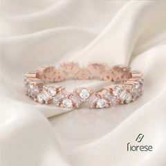 Baguette & Round Lab Diamond Eternity Band - MMR