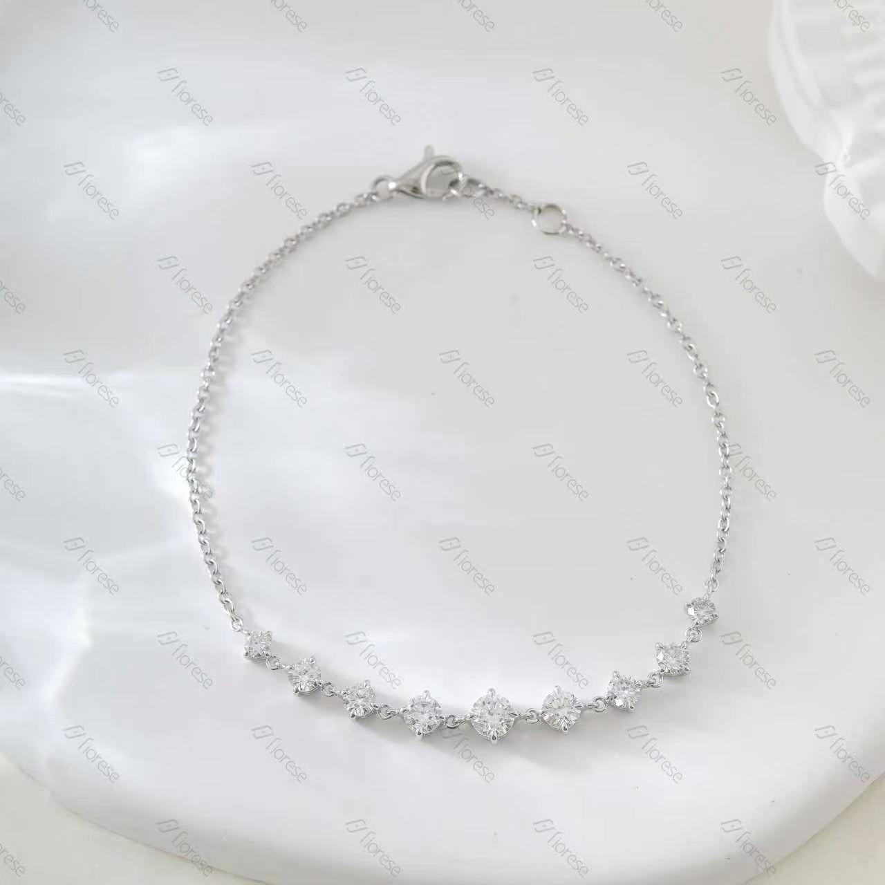 Celestial Graduated Lab Diamond Bracelet - MMR