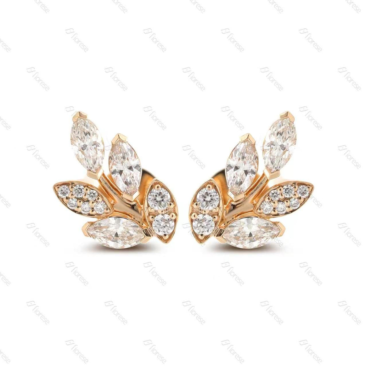 Leaf Stud Earrings