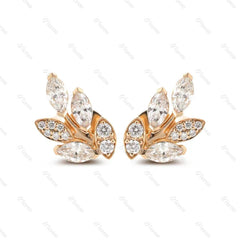 Leaf Stud Earrings