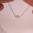 Diamond Bezel Setting Necklace