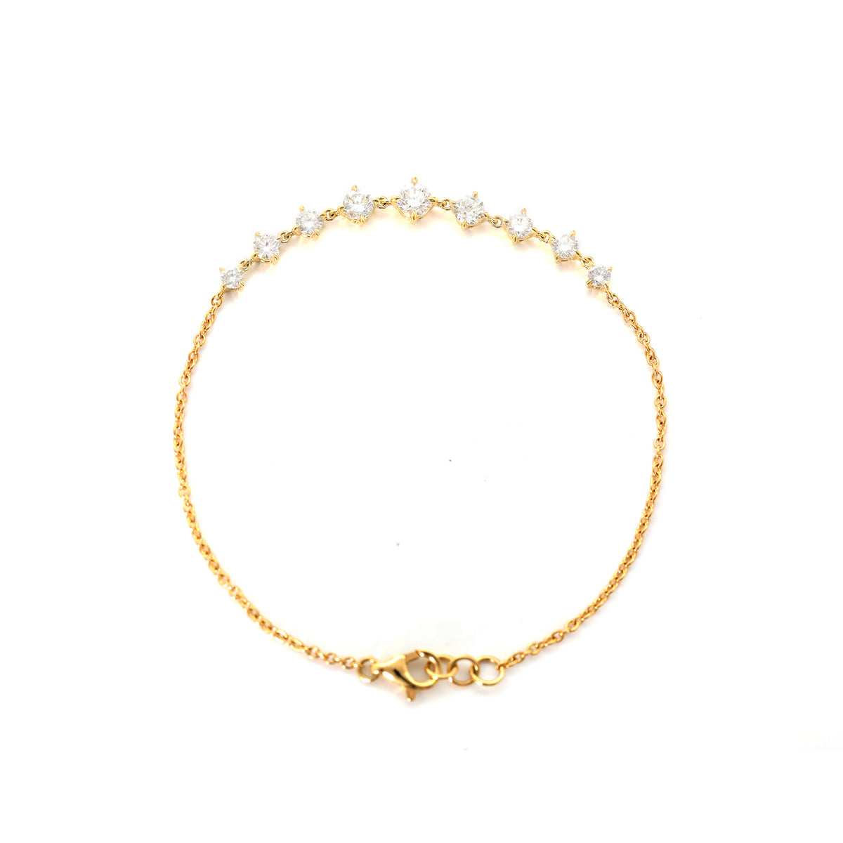 Celestial Graduated Lab Diamond Bracelet