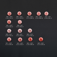 Fancy Pink 1ct Round Lab Diamonds - MMR