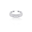 Half Eternity 1/2 CT Marquise Cut and Round Diamond 2 Row Band