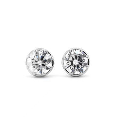 IGI Certified Round Brilliant Cut Lab Diamond Bezel Set with openwork design - MMR