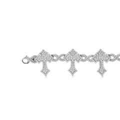 Knight's Faith Pavé Lab Diamond Bracelet - MMR