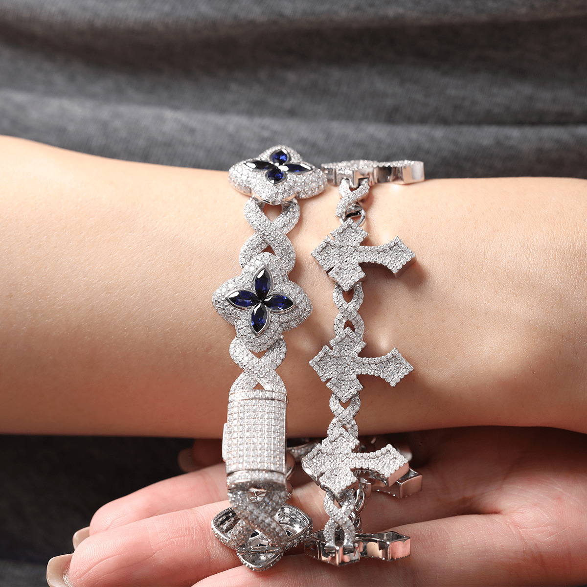 Knight's Faith Pavé Lab Diamond Bracelet - MMR