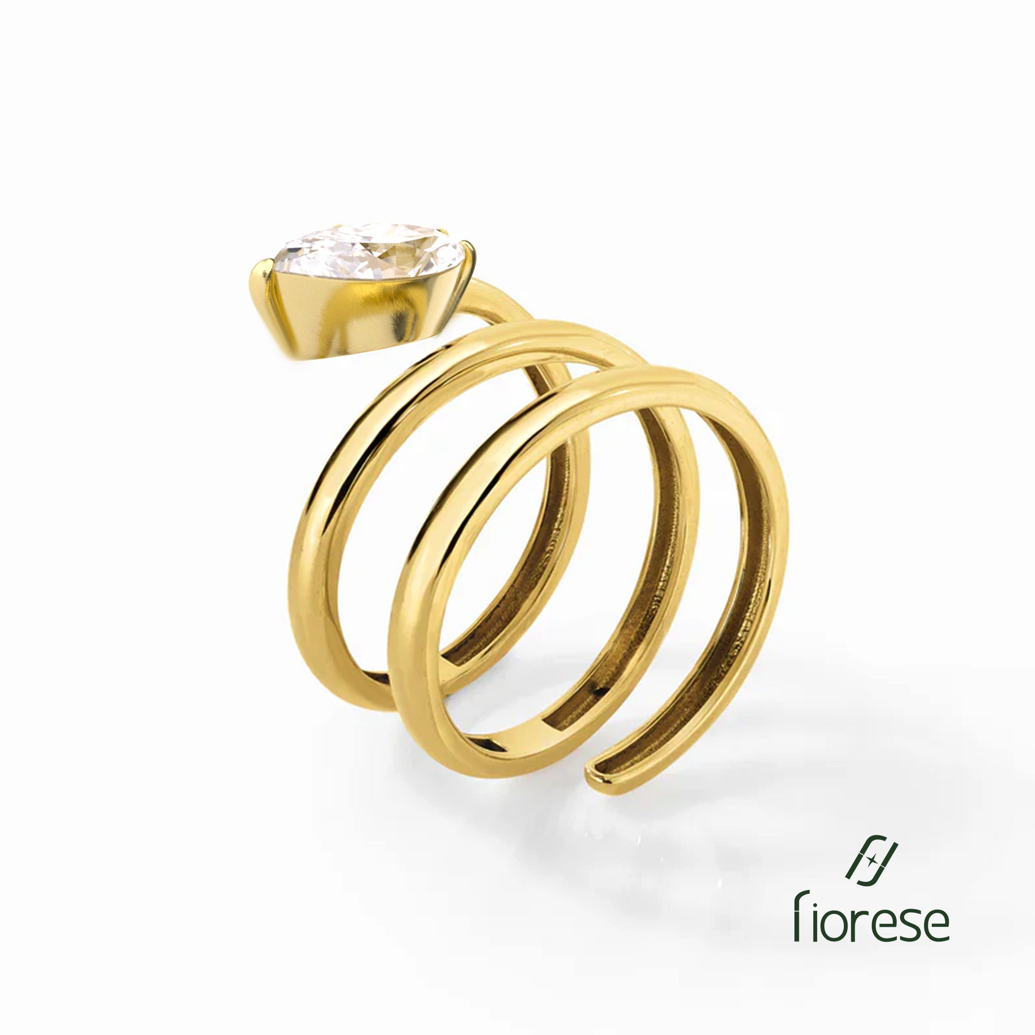 Lab Diamond Coil Ring - MMR