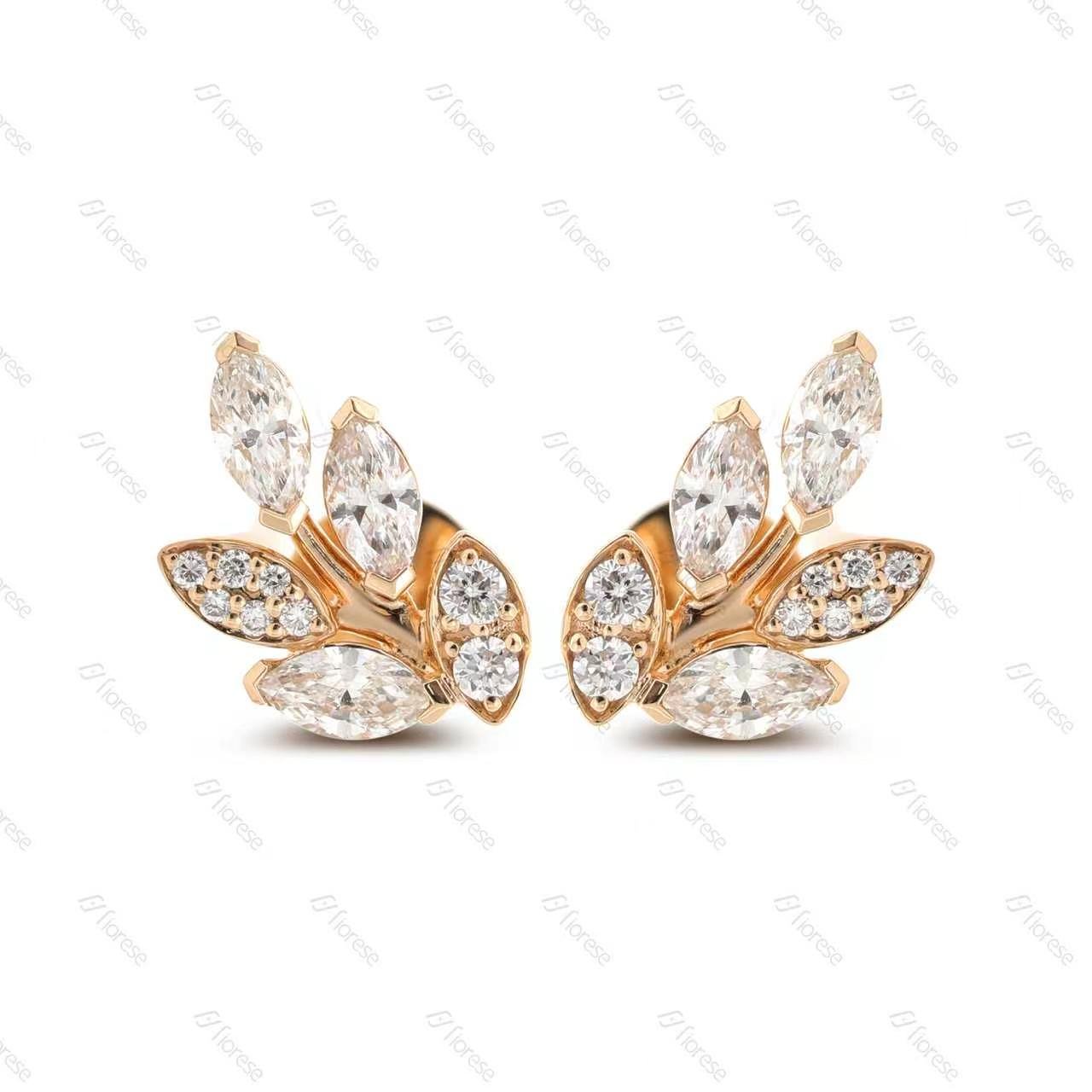 Leaf Stud Earrings - MMR