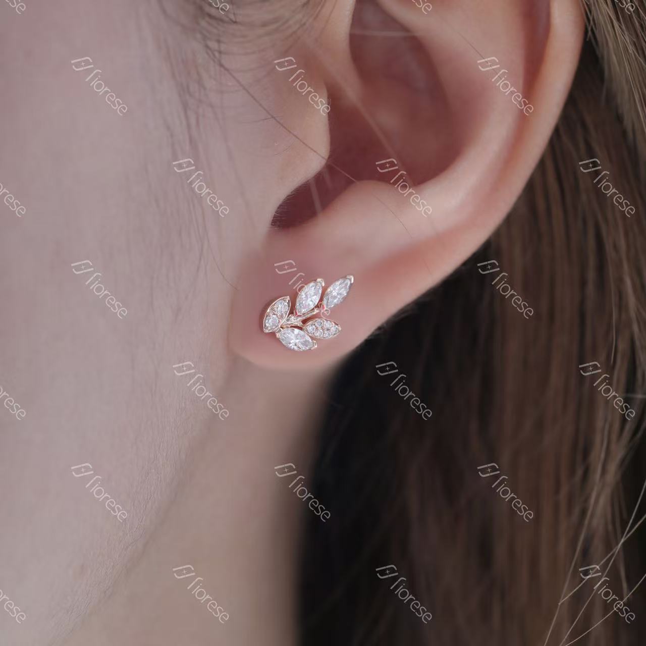 Leaf Stud Earrings - MMR