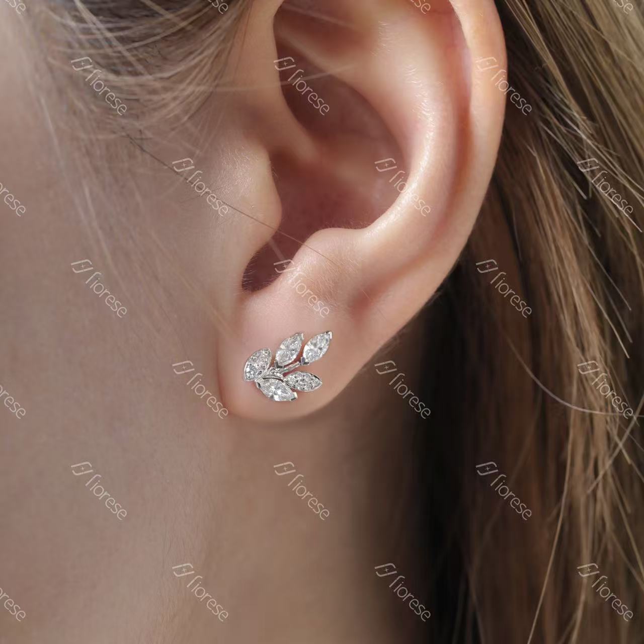 Leaf Stud Earrings - MMR