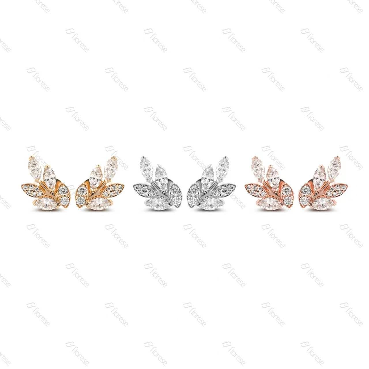 Leaf Stud Earrings - MMR