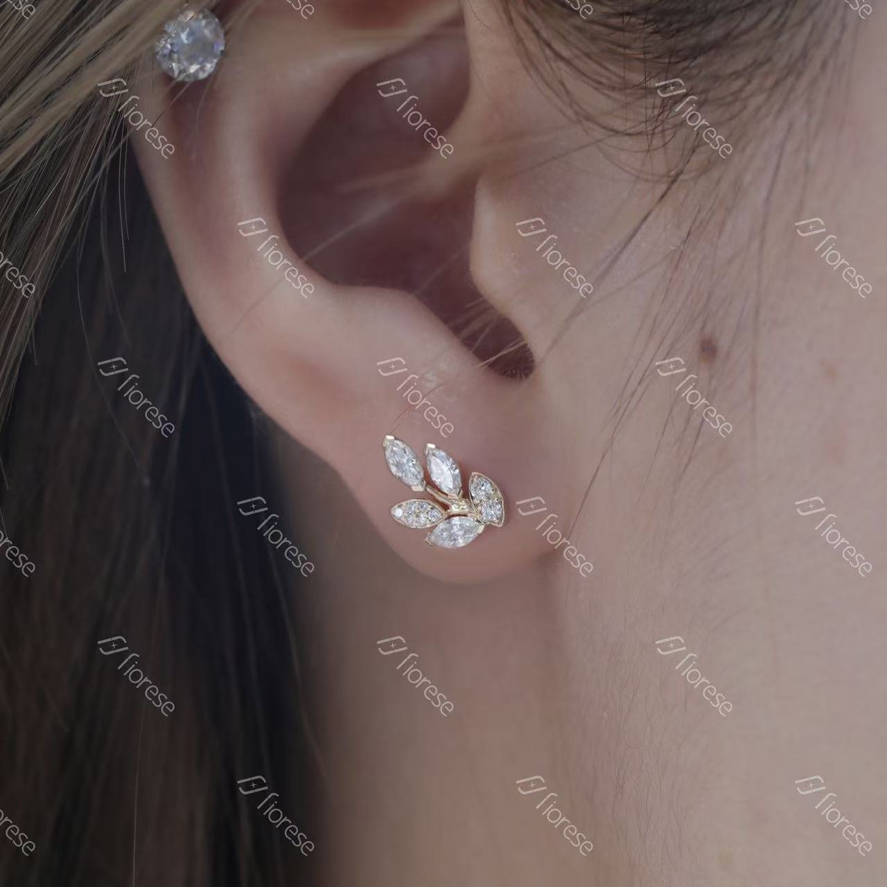 Leaf Stud Earrings - MMR