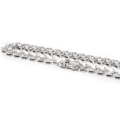 Marquise Cut Lab Diamond Two - Prong Basket Tennis Bracelet with Willow - Inspired Design - MMR