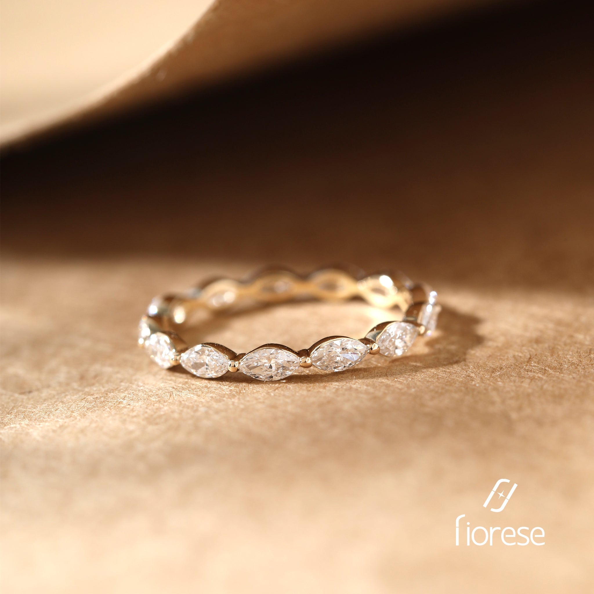 Marquise Cut Stone Eternity Band - MMR