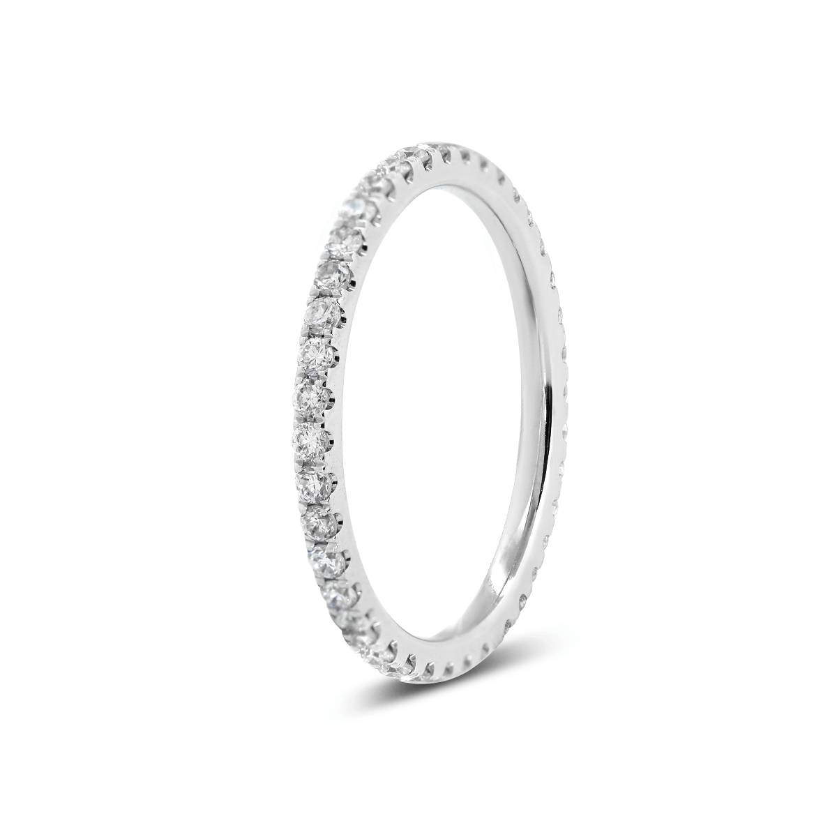 Oval Cut Lab Diamond 4 - Claw Hidden Halo Cathedral Bridal Set — Engagement Ring with U - Shaped Pavé Eternity Band - MMR