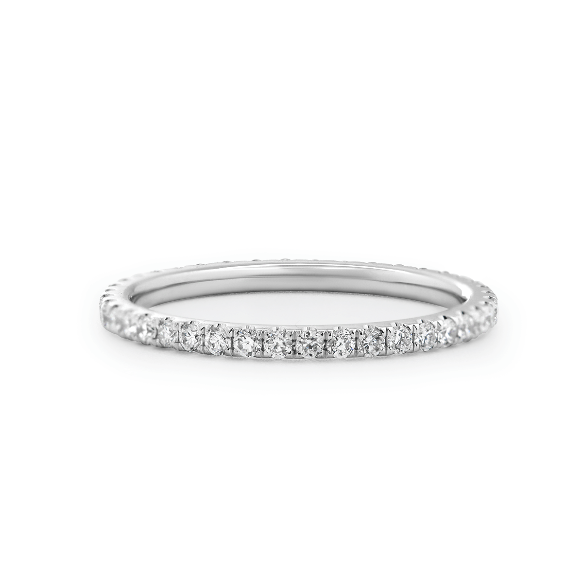 Oval Cut Lab Diamond 4 - Claw Hidden Halo Cathedral Bridal Set — Engagement Ring with U - Shaped Pavé Eternity Band - MMR