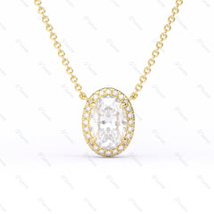 Oval Halo Pendant - MMR