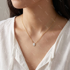 Oval Halo Pendant - MMR
