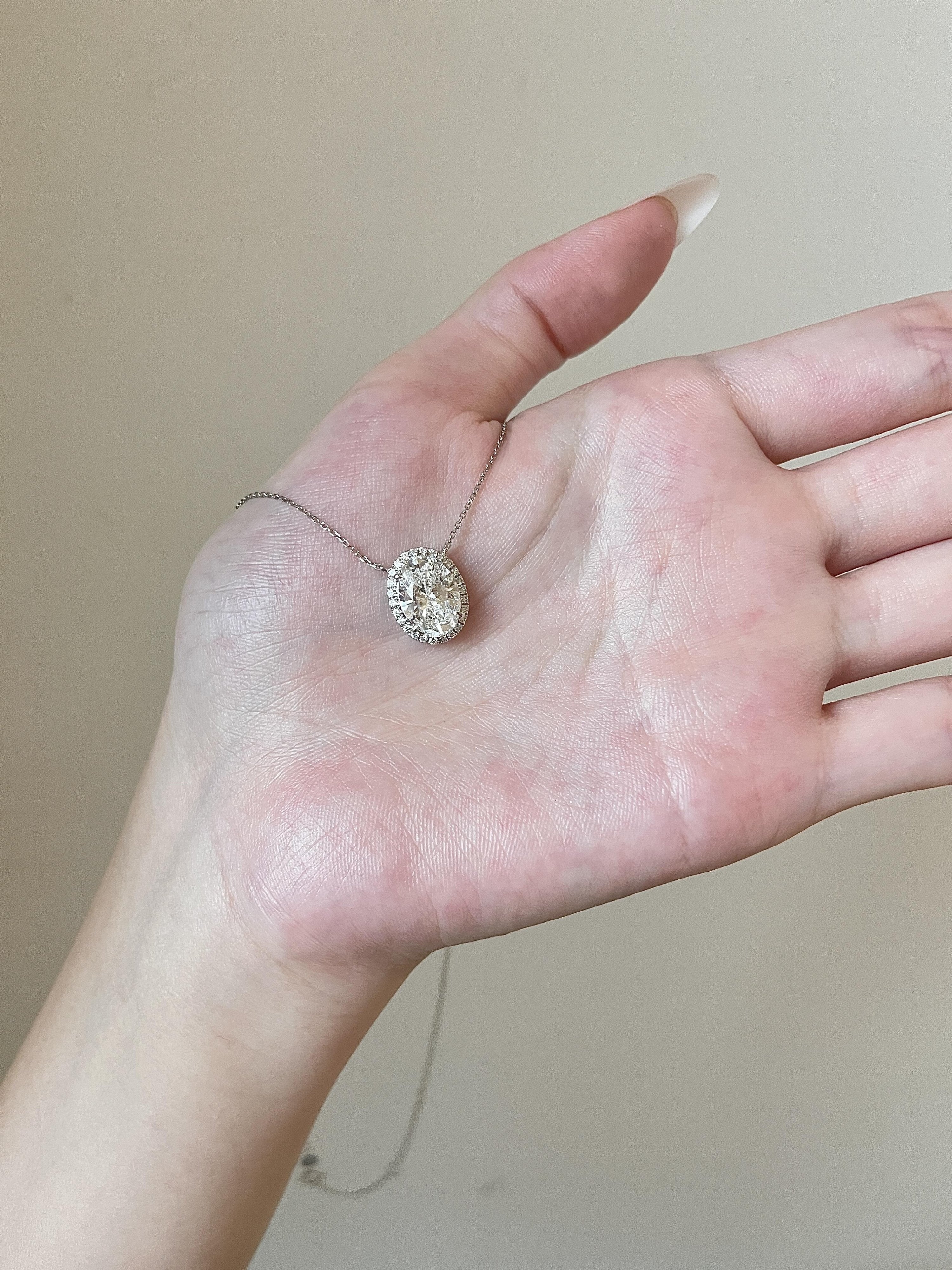 Oval Halo Pendant - MMR