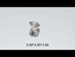 Fiorese Jewelry 1.01 Carat(5.88*5.85*3.68) Old Mine Cut Lab Diamond  MMR20231004