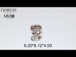 Fiorese Jewelry 1.21 Carat(6.20*6.12*4.00) Old Mine Cut Lab Diamond  MMR20231028(M-28)