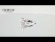 14K White Gold Old Mine Cut Lab Diamond & Tapered Baguette Three-stone Engagement Ring (Only Ring Setting, Excluding Side Stones)