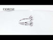 14K White Gold 3.8ct Round Diamond 6 Prongs Engagement Ring (Ring Setting Only)