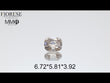 Fiorese Jewelry 1.22 Carat(6.72*5.81*3.92) Old Mine Cut Lab Diamond  MMR20231029(M-29)