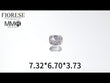 Fiorese Jewelry 1.65 Carat(7.32*6.70*3.73) Rose Cut Lab Diamond  MMR202311146（R-146）