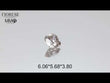 Fiorese Jewelry 1.06 Carat(6.06*5.68*3.80) Old Mine Cut Lab Diamond  MMR20231014
