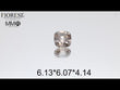 Fiorese Jewelry 1.24 Carat(6.13*6.07*4.14) Old Mine Cut Lab Diamond  MMR20231031(M-31)
