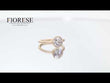 14K Yellow Gold Old European Cut Lab Diamond Bezel Matte Pinky Ring (Ring Setting Only)