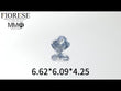 Fiorese Jewelry 1.56 Carat(6.62*6.09*4.25) Sapphire Cushion Lab Diamond  S202310