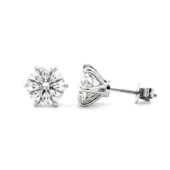 Round Brilliant Six - Prong Crown Setting Studs - MMR