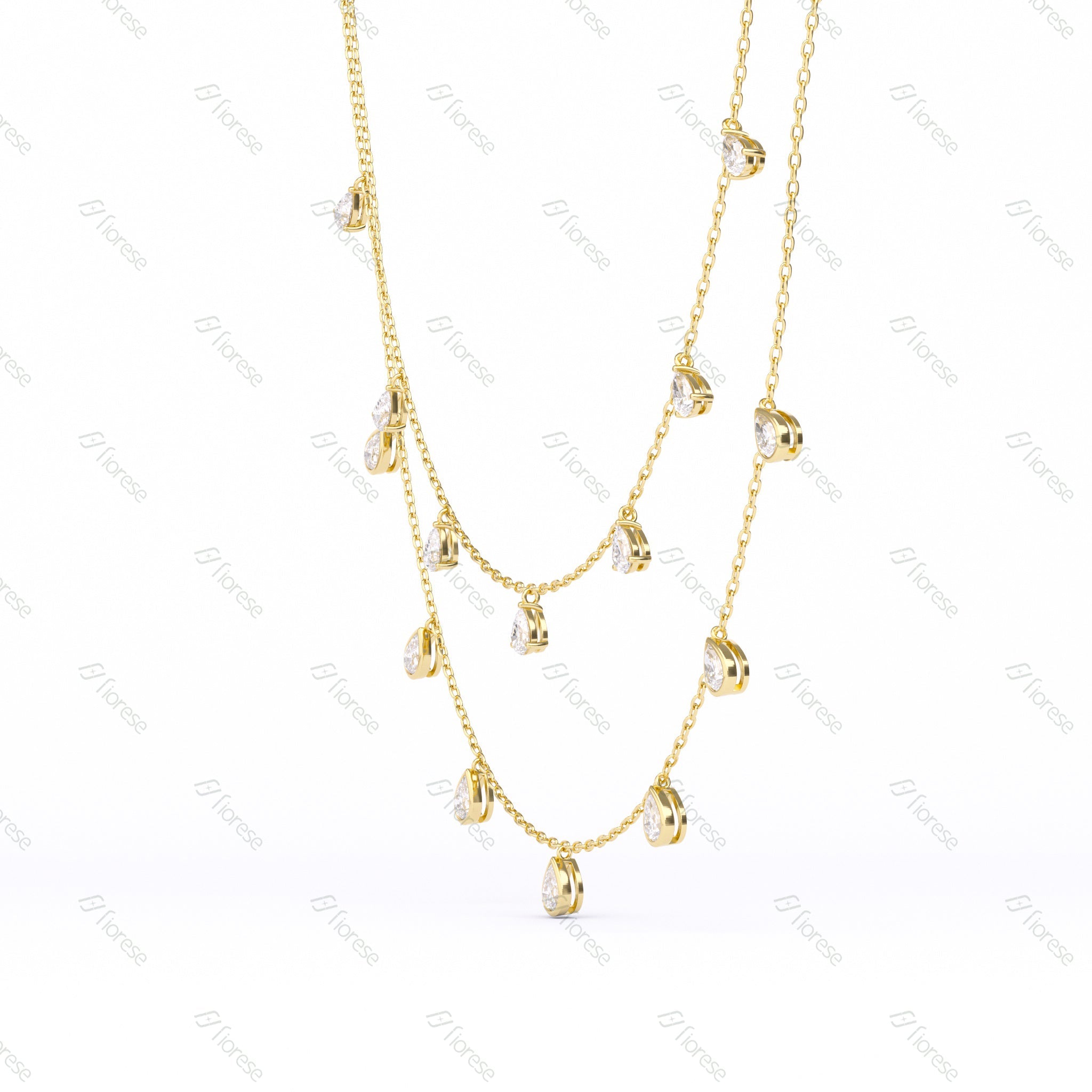 Seven Pear Necklace - MMR
