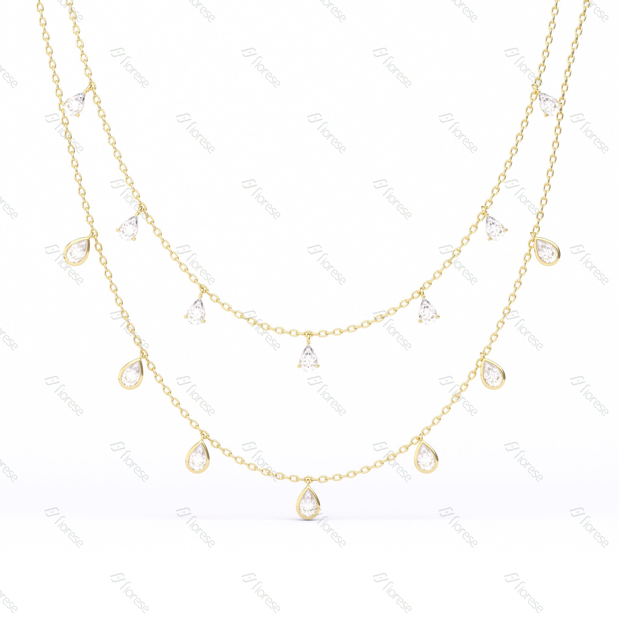 Seven Pear Necklace - MMR