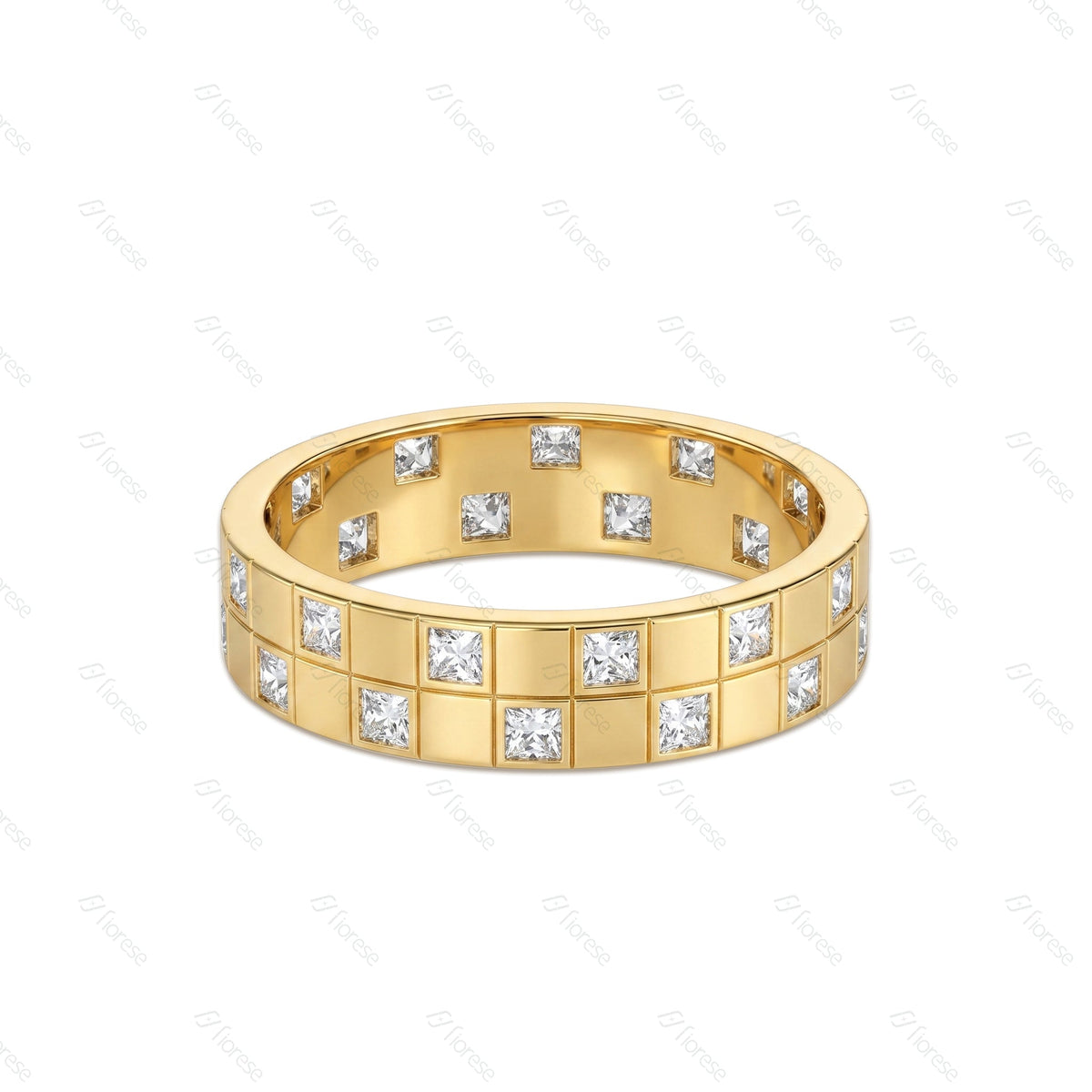 Stellar Grid Princess Gemstone Ring - MMR