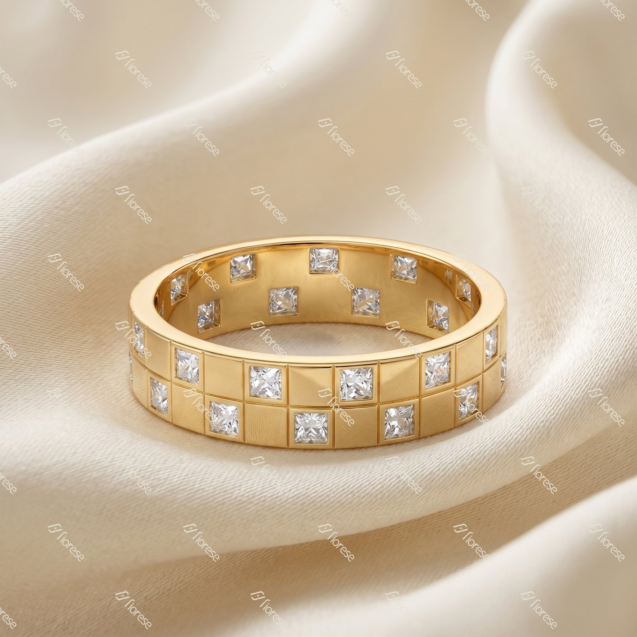 Stellar Grid Princess Gemstone Ring - MMR