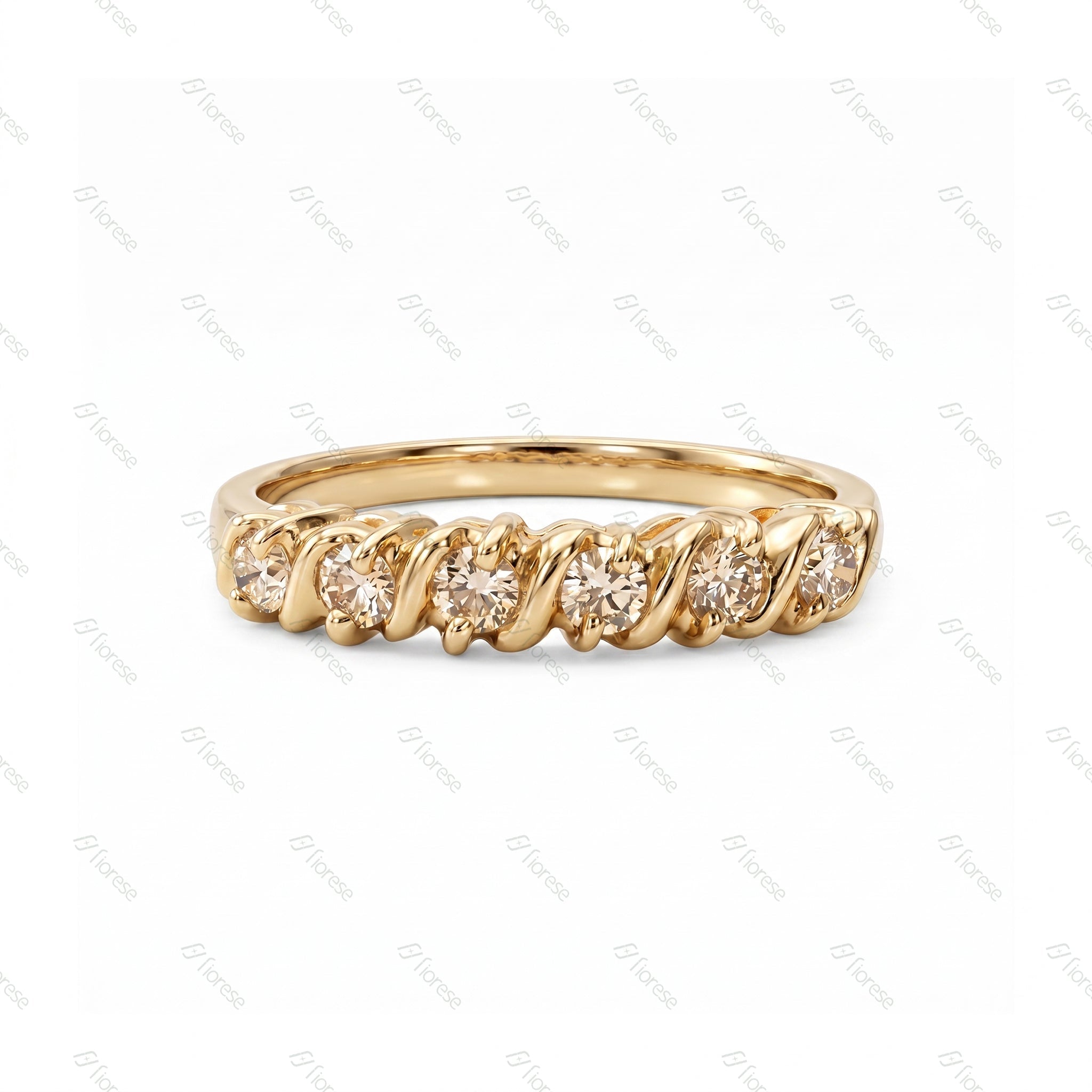 Vintage Daintiness Half Eternity Ring - MMR
