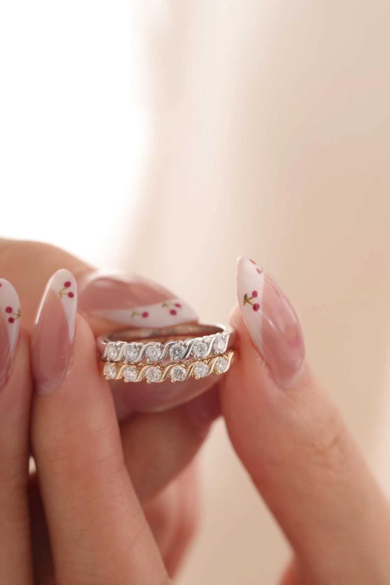Vintage Daintiness Half Eternity Ring - MMR