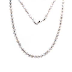 Vintage - Inspired Japanese Akoya Pearl Strand Necklace - MMR