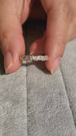 Baguette and Round Cut Lab Grown Diamond Arrangement Stackable Ring