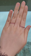 18K Rose Gold Pink Diamond Ring